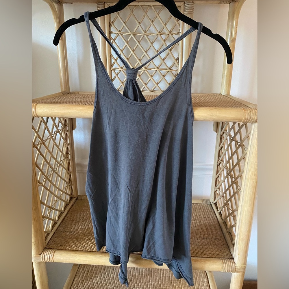 Grey Yoga Tank Top